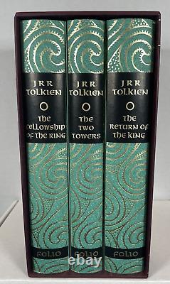 FOLIO SOCIETY THE LORD OF THE RINGS & SLIPCASE 20th PRINTING NEW, NEVER READ