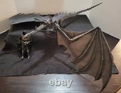Fell Beast Deluxe w Ringwraith THE LORD OF THE RINGS ToyBiz Return King COMPLETE