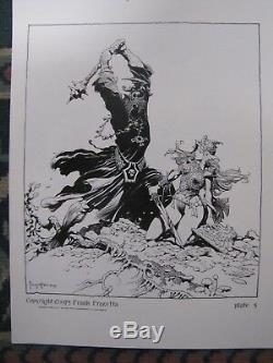 Frank Frazetta-Lord of the Rings portfolio RARE New with COA numbered to 1000