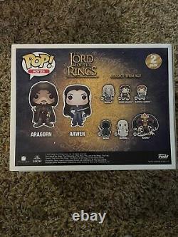 Funko POP! ARAGORN & ARWEN Lord Of The Rings 2017 Summer Convention Exclusive