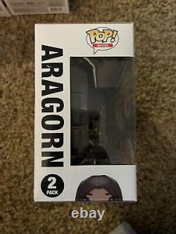 Funko POP! ARAGORN & ARWEN Lord Of The Rings 2017 Summer Convention Exclusive