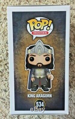Funko Pop Lord of the Rings #534 KING ARAGORN Special Edition Exclusive
