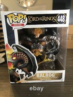 Funko Pop! Lord of the Rings Balrog #448 GITD 2017 NYCC Exclusive No Stickers
