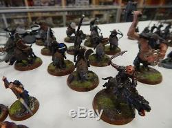 Games Workshop Lord of The Rings Urikhai, Goblins, Hadarim, Wargs -metal/plastic
