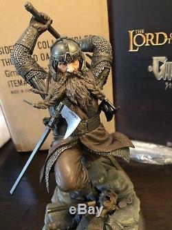 Gimli the Dwarf Statue Lord of the Rings Sideshow Exclusive #299/500 LOTR