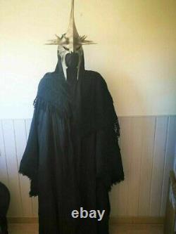 Halloween Lord Of The Rings Witch King Nazgul Helmet Mask Hand forge Steel Armor