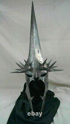 Halloween Lord Of The Rings Witch King Nazgul Helmet Mask Hand forge Steel Armor