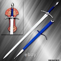 Handmade Glamdring Sword Of Gandalf Replica LOTR (Lord of the Rings)Blue Edition