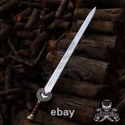 Handmade Lord of the rings Theoden Herugrim Replica Sword with Scabbard
