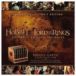 Hobbit & Lord Of The Rings Middle-Earth Limited Collector's Edition Blu-ray NEW