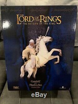 Huge Lord of the Rings Gandalf the White on Shadowfax Statue by Weta lotr