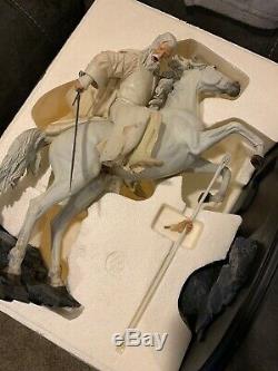Huge Lord of the Rings Gandalf the White on Shadowfax Statue by Weta lotr