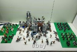 Huge Lot! Lego Lord of the Rings Helms Deep And Hobbit, Kingdom, Castle Minifigs