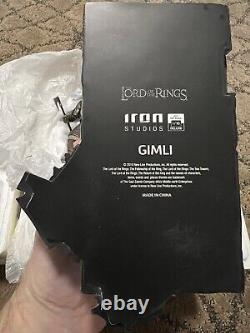 Iron Studios THE LORD OF THE RINGS Gimli 1/10 Art Scale BDS Statue NEW Moria