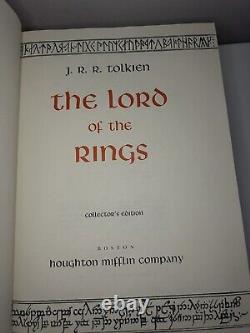 JRR Tolkien Lord of the Rings / The Hobbit 1966 Leather HMCO Collectors Edition