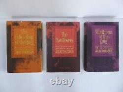 JRR Tolkien Lord of the Rings Trilogy HC Slip Cased Set Revised 2nd Ed. 1965