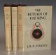 Jrr Tolkien The Lord Of The Rings Trilogy Fellowship Towers King 3 Vols 1st Dw