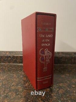 JRR Tolkien The Lord of the Rings 1966 Red Leather HMCO Collectors Edition