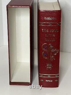J. R. R. Tolkien Lord of the Rings 1987 Collector's Edition With Map Slipcover HC