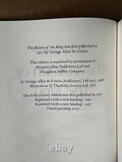 J. R. R. Tolkien THE LORD OF THE RINGS, 1977 Folio Society Box Set. Like NewithVG