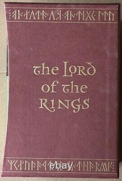 J. R. R. Tolkien THE LORD OF THE RINGS, 1977 Folio Society Box Set. Like NewithVG