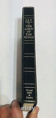 J. R. R. Tolkien The Lord of the Rings Hardcover Book India Paper Edition 1972 Vtg