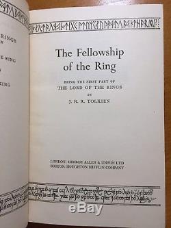 J. R. R. Tolkien The Lord of the Rings UK First Edition Boxed Set, 1961, VG+