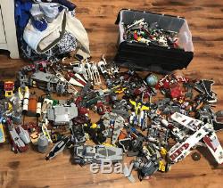 LARGE LOT Legos 138 lbs MOST Star Wars Lord of the Rings Harry Potter & MANUALS
