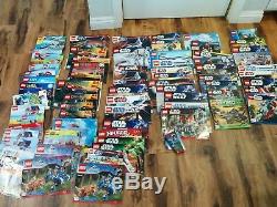 LARGE LOT Legos 138 lbs MOST Star Wars Lord of the Rings Harry Potter & MANUALS