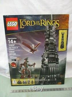 LEGO The Lord of the Rings The Tower of Orthanc 2359 Piece Set 10237 Create Toy