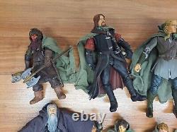 LORD OF THE RINGS 2001 10 Figures Marvel Large Lot