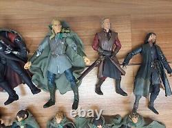 LORD OF THE RINGS 2001 10 Figures Marvel Large Lot