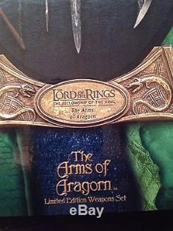 LORD OF THE RINGS ARMS OF ARAGORN SIDESHOW WETA 542 of 2500