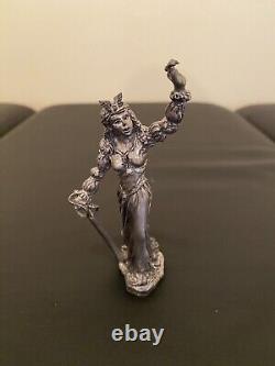 LORD OF THE RINGS GALADRIEL 4 PEWTER FIGURINE (1970s)