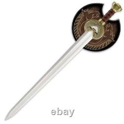 LORD OF THE RINGS HERUGRIM SWORD WITH DISPLAY PLAQUE REPLICA SWORD special gift