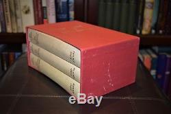 LORD OF THE RINGS JRR Tolkien FOLIO SOCIETY UK BOX SET Hardcover SLIPCASE 3 Vol