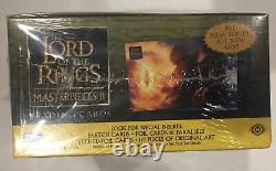 LORD OF THE RINGS MASTERPIECES II TOPPS Factory Sealed HOBBY Box RARE 2007