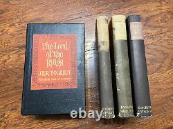 LORD OF THE RINGS TRILOGY BOX SET 2ND EDITION 1965 REVISED With MAPS TOLKEIN