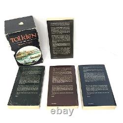 LORD OF THE RINGS TRILOGY + HOBBIT BOX SET J. R. R. Tolkien Rare Heroic Tales 1977