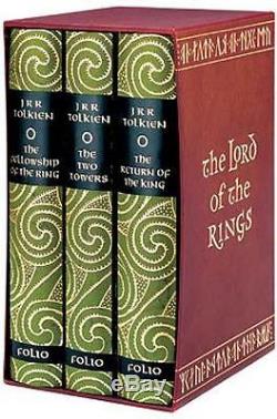 LORD OF THE RINGS Tolkien FOLIO SOCIETY SLIPCASED GIFT ED VERY CLEAN