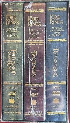 LORD OF THE RINGS Trilogy Special Extended Edition 12 Disc DVD BoxSet NEW Sealed