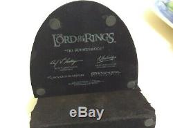 LORD OF THE RINGS Weta Sideshow NO ADMITTANCE Bookends Gandalf Bilbo