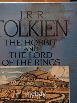 LORD of the RINGS JRR Tolkien Box Set 1965 Ballantine 4 Paperback Books EX RARE