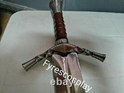 LOTR Lord of the Rings Boromir's sword fantasy boromir Hobbit with wall plaque