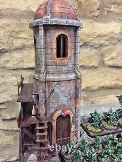 LOTR Lord of the Rings Painted Scenic Base Diorama with WOTR Gondor 1500 pnts Army