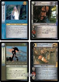LOTR Lord of the Rings TCG TREACHERY & DECEIT COMPLETE 140-CARD SET MINT