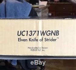 LOTR UC1371WGNB United Cutlery Knife of Strider Lord of the Rings, New Old Stock