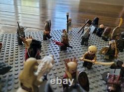 Lego Hobbit Lord of the Rings, over 70 minifigs, Elves, Dwarves, Orcs, Wargs