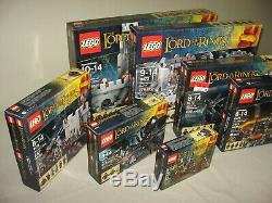 Lego Lord of the Rings 2012 Complete lot New, 9469,9470,9471,9472,9473,9474,9476