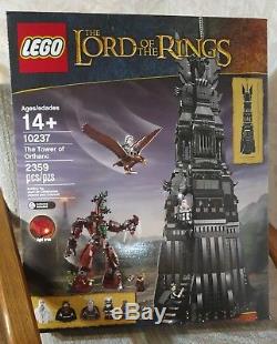 Lego Lord of the Rings Tower of Orthanc 10237, NEW IN BOX FREE SHIPPING